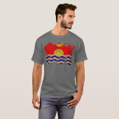 Kiribati-Flagge T-Shirt (Vorne ganz)