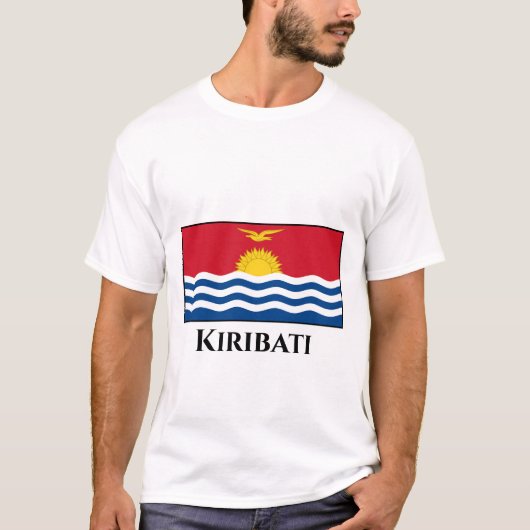 Kiribati-Flagge T-Shirt (Vorderseite)