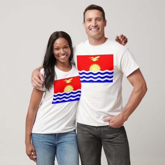 Kiribati-Flagge T-Shirt (Unisex)