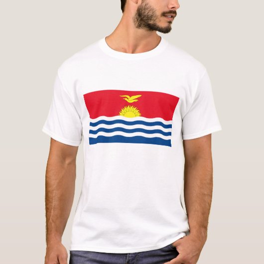 Kiribati-Flagge T-Shirt (Vorderseite)