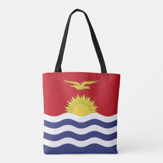 Kiribati-Flagge Tasche (Rückseite)