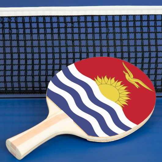Kiribati-Flagge Tischtennis Schläger (InSitu)