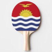 Kiribati-Flagge Tischtennis Schläger (Vorderseite)