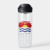 Kiribati-Flagge Trinkflasche (Rückseite)