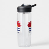Kiribati-Flagge Trinkflasche (Links)