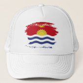 Kiribati-Flagge Truckerkappe (Vorderseite)
