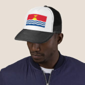 Kiribati-Flagge Truckerkappe (Beispiel)