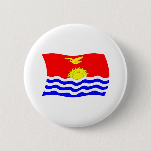 Kiribati-Flaggen-Button Button (Vorderseite)