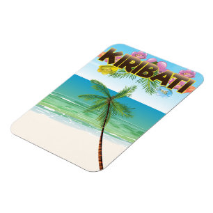 Kiribati-Insel-Reiseplakat Magnet