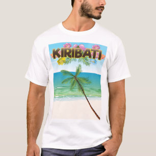 Kiribati-Insel-Reiseposter T-Shirt