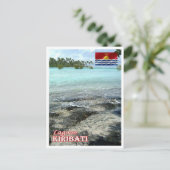 Kiribati - Lagoon - Panorama - Postkarte (Stehend Vorderseite)