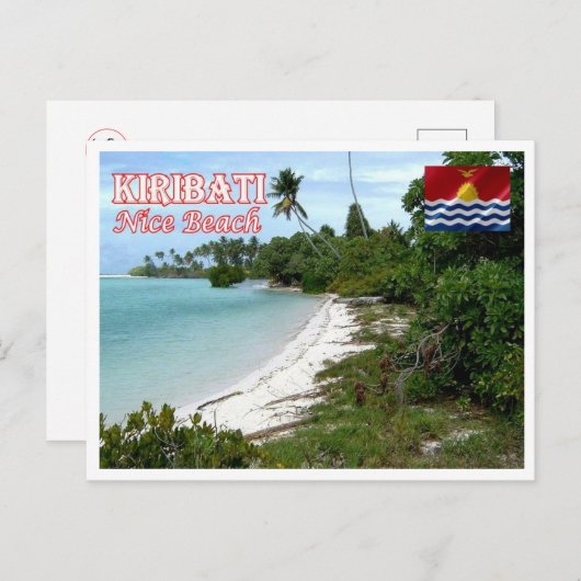 Kiribati - Nice Beach - Postkarte (Vorne/Hinten)