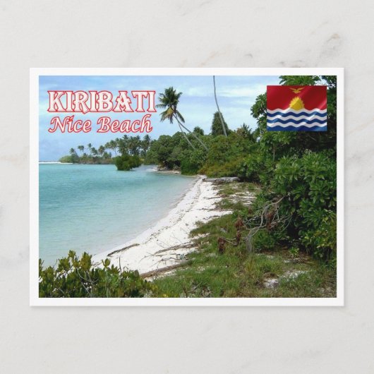 Kiribati - Nice Beach - Postkarte (Vorderseite)