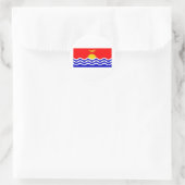 Kiribati Runder Aufkleber (Tasche)