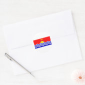 Kiribati Runder Aufkleber (Umschlag)