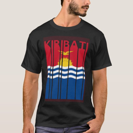 Kiribati Vintag I Kiribati Flaggenurlaub T-Shirt (Vorderseite)