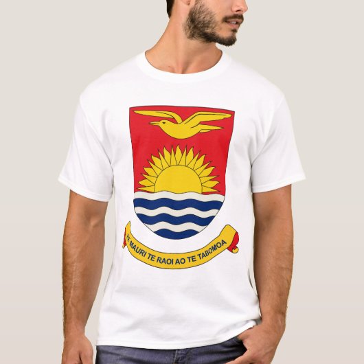 Kiribati-Wappen T - Shirt (Vorderseite)