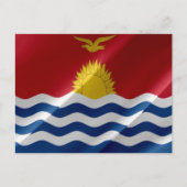 Kiribati - Waving Flag - Postkarte (Vorderseite)