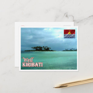Kiribati - Well - Sea View - Postkarte