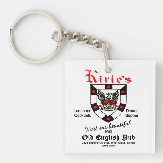 Kirie's Restaurant, River Grove, IL Schlüsselanhänger (Vorderseite)