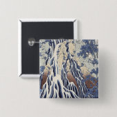 Kirifuri Fall auf Kurokami Berg Button (Vorne & Hinten)