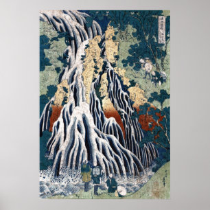 Kirifuri Falls auf dem Kurokami in Shimotsuke Poster