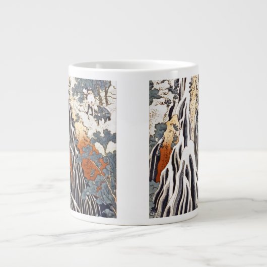Kirifuri Wasserfall auf dem Kurokami-Berg in Shimo Jumbo-Tasse (Vorderseite)