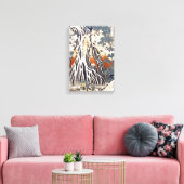 Kirifuri Wasserfall auf dem Kurokami-Berg in Shimo Leinwanddruck (Insitu (Wohnzimmer))