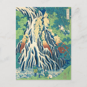 Kirifuri-Wasserfall (Hiroshige) Postkarte