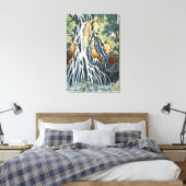 Kirifuri Wasserfall, Hokusai Leinwanddruck (Insitu (Schlafzimmer))