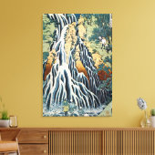 Kirifuri Wasserfall, Hokusai Leinwanddruck (Insitu (Wohnzimmer))