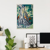 Kirifuri-Wasserfall - Kunstdruck. Vintage Poster (Heimbüro)