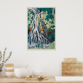 Kirifuri-Wasserfall - Kunstdruck. Vintage Poster (Küche)