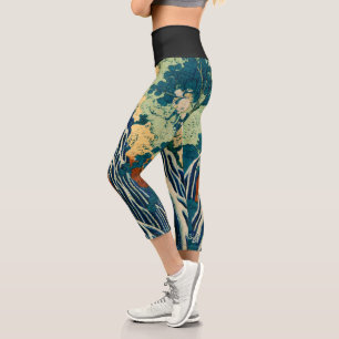 KIRIFURI WASTER FALLS CAPRI LEGGINGS