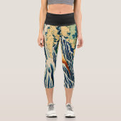 KIRIFURI WASTER FALLS CAPRI LEGGINGS (Vorderseite)
