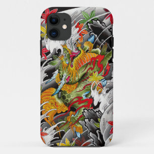 Kirin japanische Tätowierungskunst-Aquarellmalerei Case-Mate iPhone Hülle