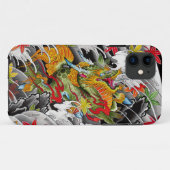 Kirin japanische Tätowierungskunst-Aquarellmalerei Case-Mate iPhone Hülle (Rückseite (Horizontal))