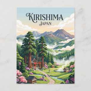 Kirishima, Japan Postkarte