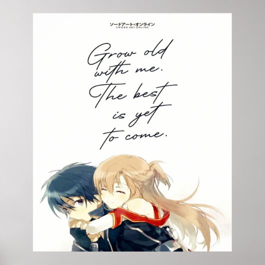 Kirito Asuna - Schwertkunst online Poster (Vorne)