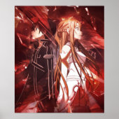 Kirito Asuna - Schwertkunst online Poster (Vorne)