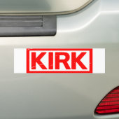 Kirk Briefmarke Autoaufkleber (Auf Auto)