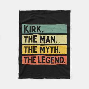 Kirk Der Mensch Der Mythos der Legende Fleecedecke