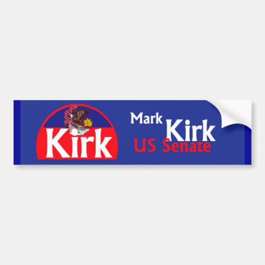 KIRK-Senats-Autoaufkleber Autoaufkleber (Vorne)