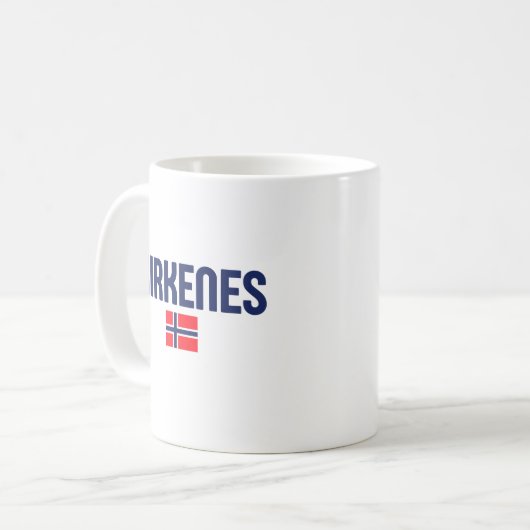 KIRKENES Norwegen Kaffeetasse (Vorderseite Links)