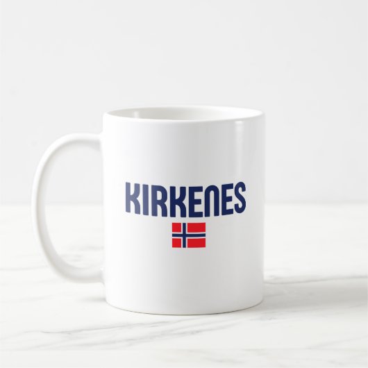 KIRKENES Norwegen Kaffeetasse (Links)
