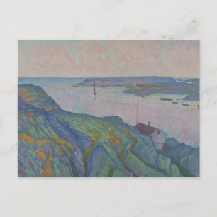 Kirkesund, 1911 (Öl auf Leinwand) Postkarte