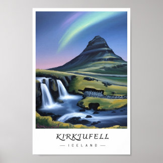Kirkjufell Iceland Wall Art, Mountain Poster