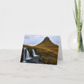 Kirkjufell, Island danke dir Karte. (Vorderseite)
