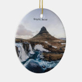 Kirkjufell, Kirchenberg, Island, Keramik Ornament (Rechts)