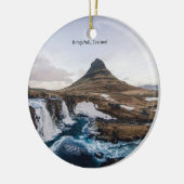 Kirkjufell, Kirchenberg, Island, Keramik Ornament (Links)
